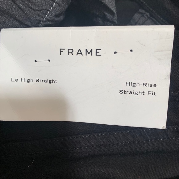 Frame Le High Straight Stagger-hem Stretch Jeans - Picture 10 of 10